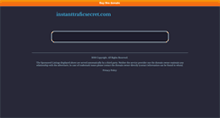 Desktop Screenshot of instanttraficsecret.com
